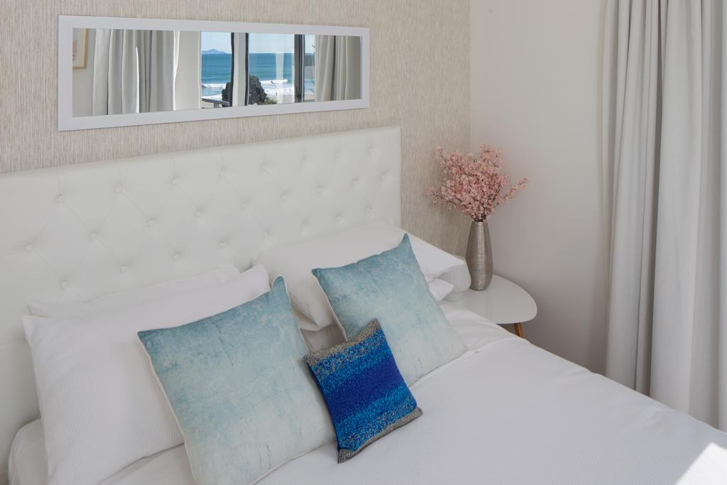 Ocean View Beach Escape - Top Floor Apartments, Mt Maunganui Base Mount Maunganui Exteriér fotografie